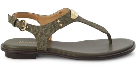 michael kors sandals green